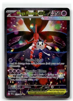 Mega Floette ex 117/086 Holo Special Illustration Rare Chaos Rising Pokemon NM - Image 1