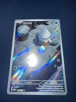 Pokemon Snover #140/132 Illustration Rare IR Mega Evolution Full Art Near Mint - Image 1