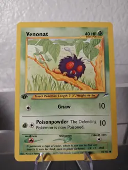 Pokemon - Neo Destiny - Venonat 90/105 1st Edition LP/NM Card - Image 1