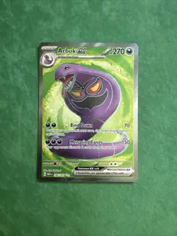 Pokemon - 185/165 - Arbok ex - Scarlet & Violet 151 - Image 1