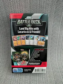 Pokemon TCG Lucario ex Battle Deck Factory Sealed New - Image 2