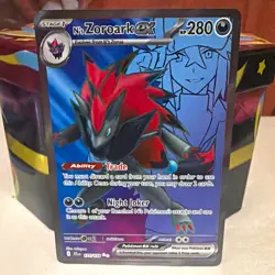 The Pokemon Company N's Zoroark ex 175/159 Sv09 Full Art Holo UR ENG HP280 - Image 1