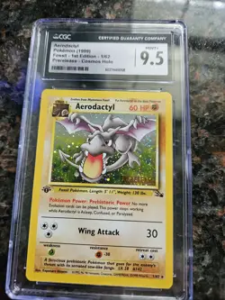Wotc Promo Aerodactyl Prerelease 1st Ed Holo 1/62 1999 CGC 9.5 ENG - Image 3