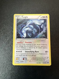 Pokemon TCG Lugia Fates Collide 78/124 Cracked Ice Holo Card MP - Image 1