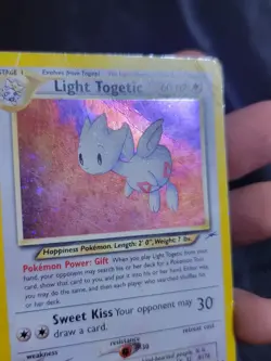 Holo Foil Light Togetic # 15/105 Neo Destiny Set Pokemon Trading TCG Cards HP - Image 3