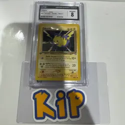 CGC 8 Pikachu 70/111 1st Edition Neo Genesis Pokemon Card WOTC Vintage - Image 1