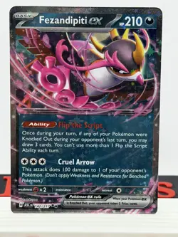 Pokemon Fezandipity ex 038/064 Double Rare Shrouded Fable (NM) 368 - Image 1