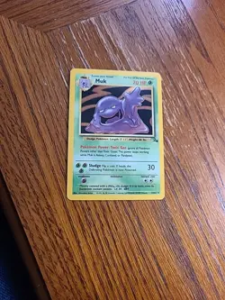 Muk Pokemon TCG Fossil 13/62 Holo Rare Unlimited Vintage 1995 WotC - Image 1
