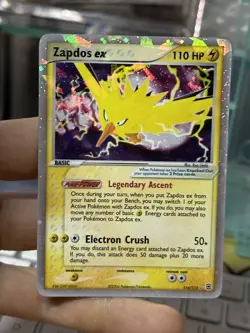 #2 Zapdos ex 116/112 EX FireRed LeafGreen 2004 Holo Secret Rare Pokemon Card TCG - Image 3