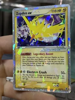 #2 Zapdos ex 116/112 EX FireRed LeafGreen 2004 Holo Secret Rare Pokemon Card TCG - Image 5