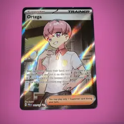 Pokemon Prismatic Evolutions Ortega 141/131 Ultra Rare Full Art MINT - Image 2