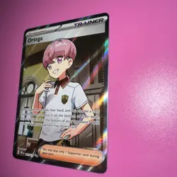 Pokemon Prismatic Evolutions Ortega 141/131 Ultra Rare Full Art MINT - Image 3