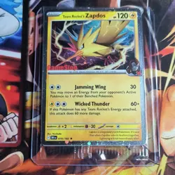 Pokemon TCG Team Rocket's Zapdos Gamestop Stamped Promo Card SEALED - Image 1