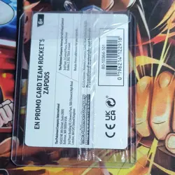 Pokemon TCG Team Rocket's Zapdos Gamestop Stamped Promo Card SEALED - Image 2
