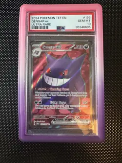 2024 Pokemon Temporal Forces Gengar EX #193 PSA 10 - Image 1