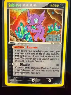 Sableye 10/100 Holo Rare EX Crystal Guardians Pokemon - Image 1