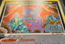 Sableye 10/100 Holo Rare EX Crystal Guardians Pokemon - Image 4