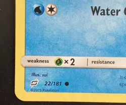 Squirtle 22/181 Pokemon Sun & Moon Team Up Pokemon Card 2019 LP - Image 4