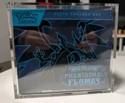 Pokemon Phantasmal Flames ETB Elite Trainer Box SEALED + Acrylic Case - Image 1