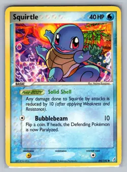 Squirtle Crystal Guardians #64/100 Common Pokemon Card - Image 1