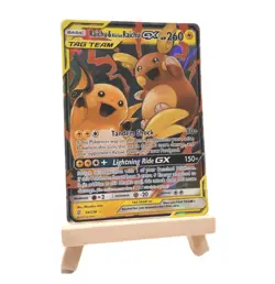 Pokemon TCG Raichu & Alolan Raichu GX 54/236 Sun & Moon Unified Minds Tag Team - Image 2