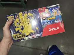 Pokemon Surging Sparks ETB & Booster Bundle Costco 2-pack Bundle- New Sealed! - Image 1