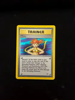 Pokemon TCG - Misty Trainer - Gym Heroes 18/132 - Holo Rare Unlim (LP) - Image 1