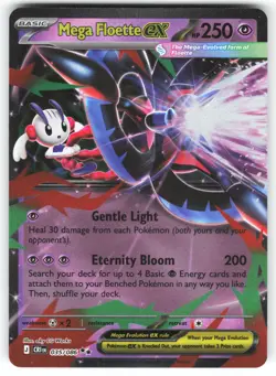 MEGA FLOETTE EX 035/086 CHAOS RISING HOLO NM - Image 1