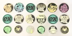 Pokemon Official Coin Lot of 18 - Eevee, Charizard, Pikachu, Lucario, Snorlax - Image 1