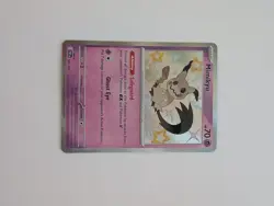 Pokemon Mimikyu Card 160/091 Shiny Holo Rare Paldean Fates - Image 1