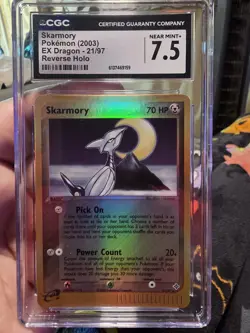 CGC Graded 2 Card Lot Pokemon TCG 2003 EX Dragon Reverse Holo Bagon 8.5 - Image 3