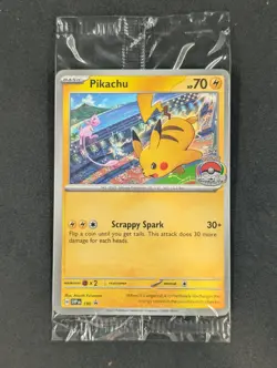 SEALED Pokemon Pikachu SVP 190 World Championships 2024 Black Star Promo - Image 1