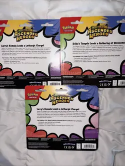 Pokemon TCG Ascended Heroes 2-Pack Blister Pack LOT of 3 New! - Image 2