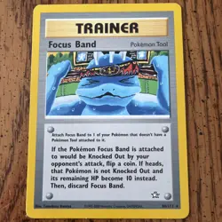 Focus Band 86/111 - Neo Genesis - Unlimited - WOTC - Pokemon TCG LP+ - Image 1