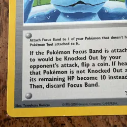 Focus Band 86/111 - Neo Genesis - Unlimited - WOTC - Pokemon TCG LP+ - Image 5