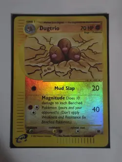 Pokemon TCG Dugtrio Reverse Holo Card 44/165 Expedition Base Set - Image 2