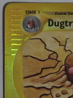 Pokemon TCG Dugtrio Reverse Holo Card 44/165 Expedition Base Set - Image 3