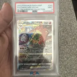 Pokemon TCG Charizard Holo VSTAR 262 Sword & Shield 2022 Black Star Promo PSA 9! - Image 1