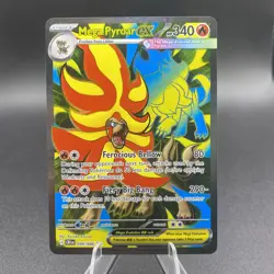 Mega Pyroar ex 099/086 Ultra Rare Chaos Rising Pokemon Holo NM - Image 2