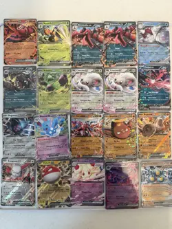 Pokemon TCG ex Holo Full Art Card Lot 20 English Multiple Sets - Image 1