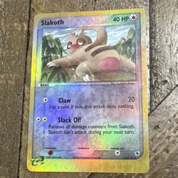 BOOTYKOTH Pokemon Slakoth Uncommon EX Ruby & Sapphire 45/109 Vintage TCG - Image 1