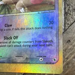 BOOTYKOTH Pokemon Slakoth Uncommon EX Ruby & Sapphire 45/109 Vintage TCG - Image 4