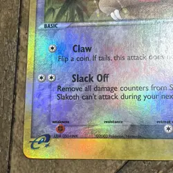 BOOTYKOTH Pokemon Slakoth Uncommon EX Ruby & Sapphire 45/109 Vintage TCG - Image 5