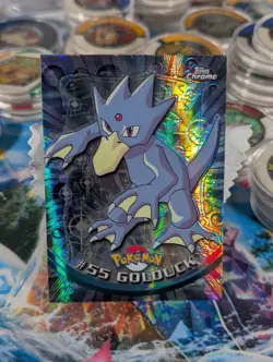 Golduck #55 Topps Chrome Spectra Series 1 Pokemon TV Animation LP+ 🔥 - Image 1