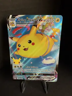 Pokemon TCG Flying Pikachu VMAX Holo Ultra Rare Card 007/025 Celebrations - Image 1