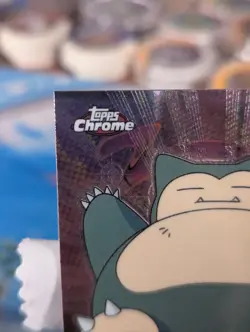 2000 Topps Chrome Snorlax #143 Pokemon Rare TV Animation NM/NM+ 🔥 - Image 2