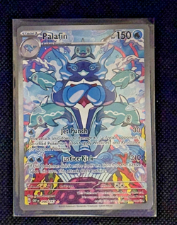 Palafin 200/197 LP Illustration Rare Obsidian Flames Pokemon Card Free Ship - Image 1