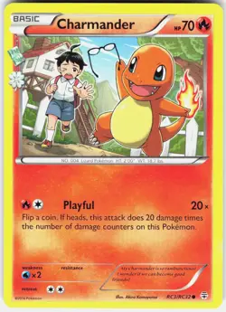 Pokemon Charmander RC3/RC32 Common Generations Pokemon Near Mint - Image 1