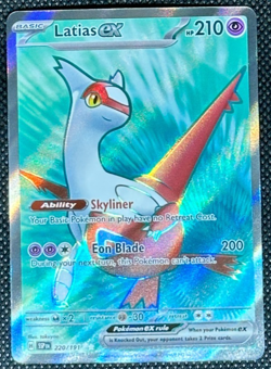 Latias ex 220/191 NM Surging Sparks Pokemon Card Free Shipping - Image 1