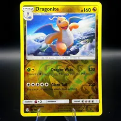 POKEMON DRAGONITE 96/149 REVERSE HOLO SM BASE SET NEAR MINT - Image 1